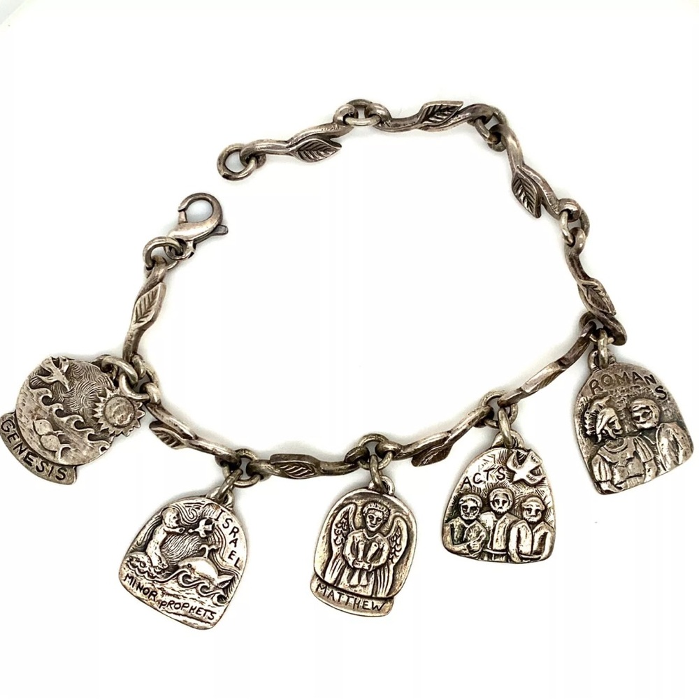 JEEP COLLINS Bible Study Sterling silver Vine bracelet